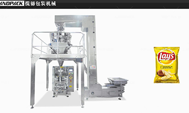 薯片包裝機(jī)視頻，佛山攬德包裝機(jī)廠家